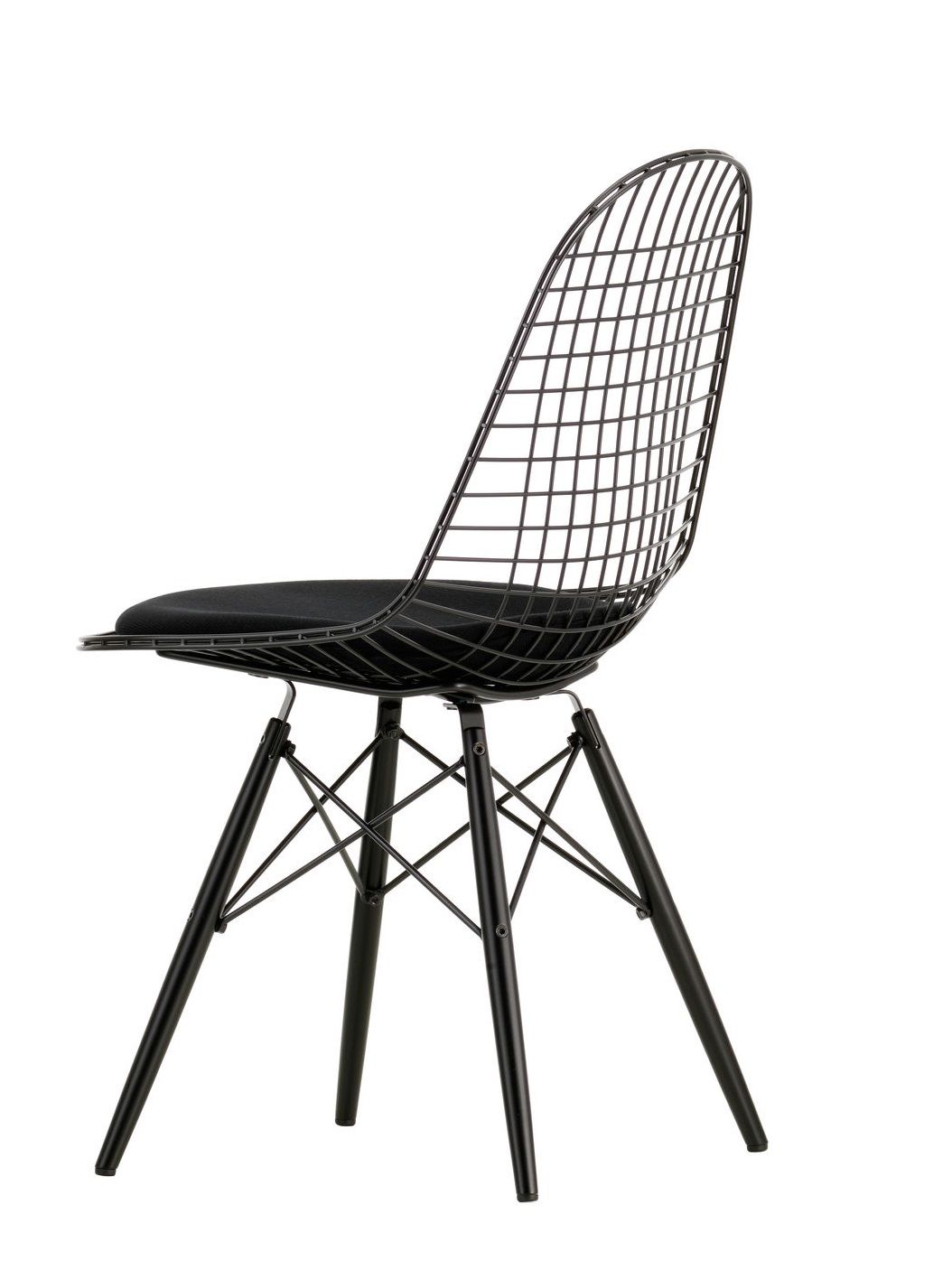 DKW-5 Wire Chair Stuhl mit Sitzkissen Vitra