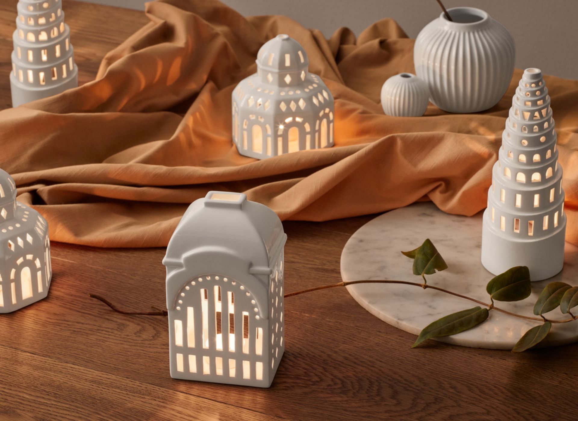 Urbania Lichthaus Tivoli H 18,5 cm Kähler EINZELSTÜCK