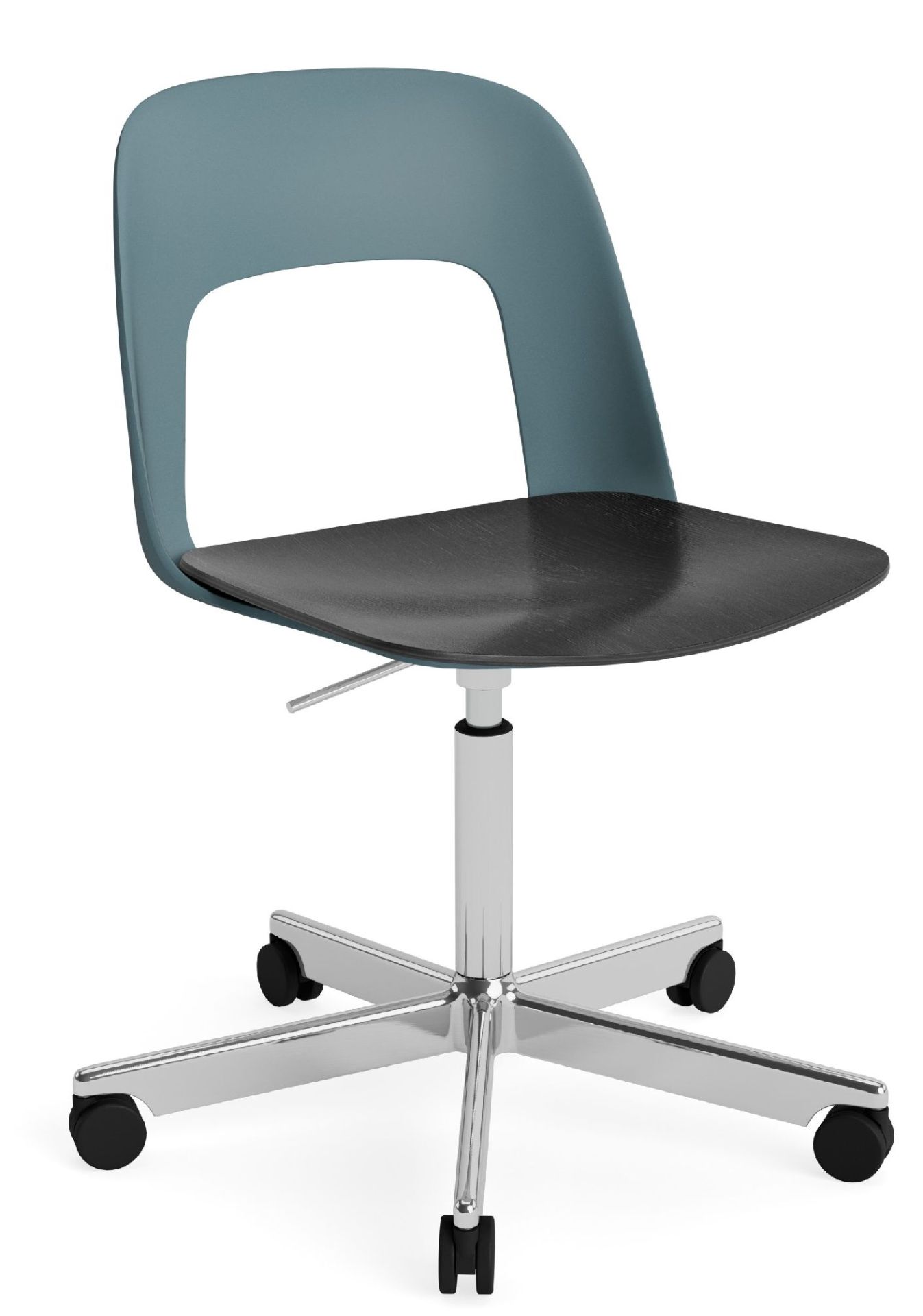 Layout Side Chair 142 5-Stern Drehfuß Stuhl Hay