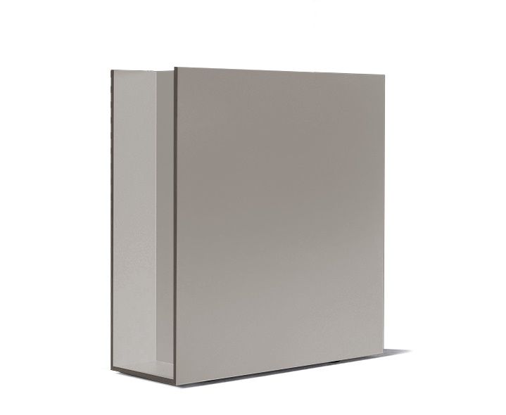 Sotomon Pflanzgefäß S Taupe Conmoto: Moderner, eckiger Blumenkübel in Taupe für den Innen- und Außenbereich.