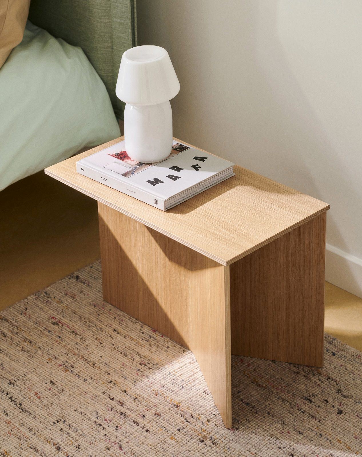 Slit Table Wood Oblong Beistelltisch / Couchtisch Hay