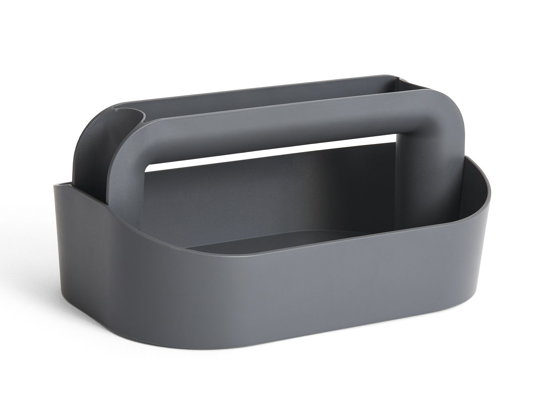 Graue Tool Box Recycled Organisationsbox von Hay, eine praktische Aufbewahrungsbox mit Griff.