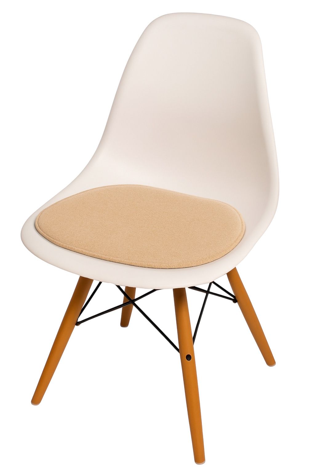 Sitzkissen Eames Side Chair DSR,DSW,DSX 5 mm / SAND Parkhaus Berlin EINZELSTÜCK 
