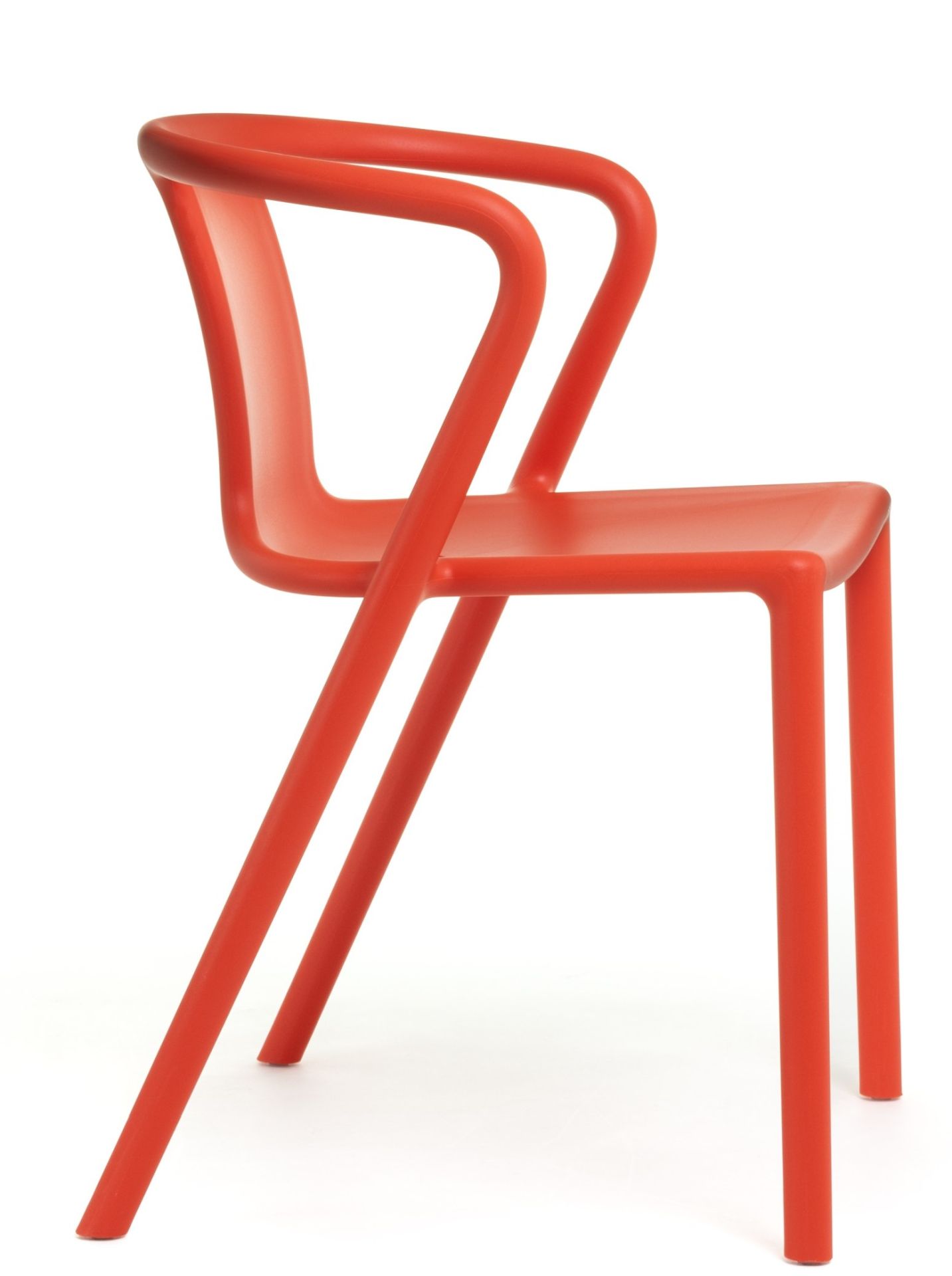 Air Armchair Indoor/Outdoor Stuhl mit Armlehnen Magis Orange