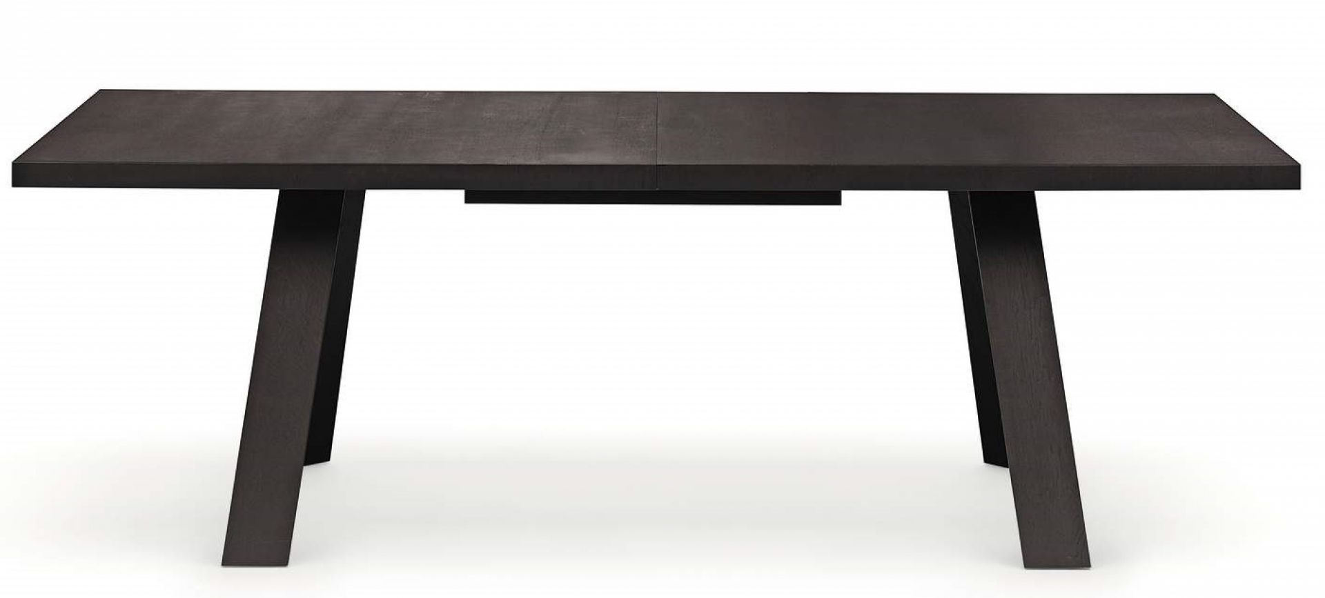 Dunkler Tadeo Tisch von Walter Knoll, ausziehbar, für Esszimmer und Wohnbereich.