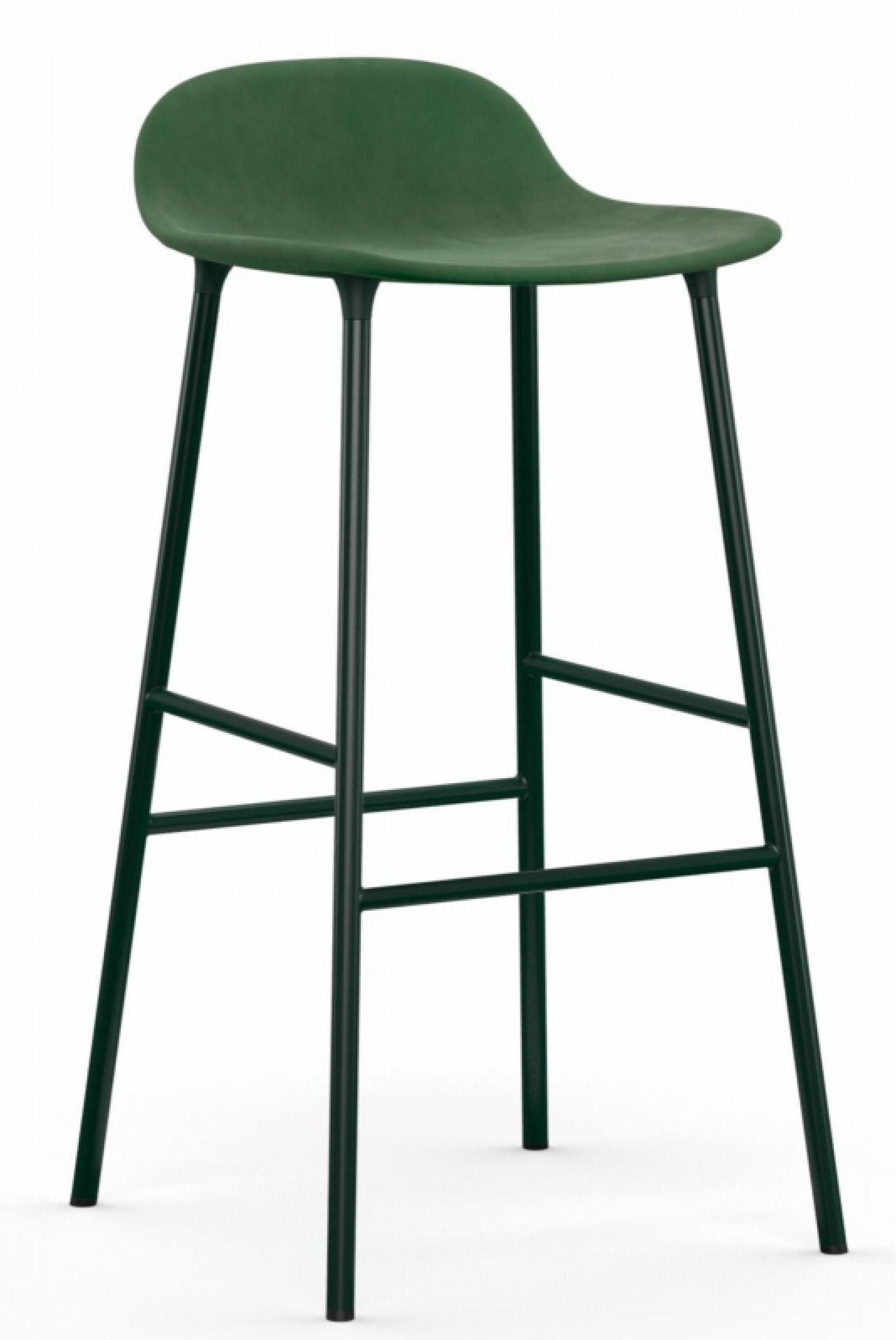Form Barstool Barhocker H 75 cm Stahl Gepolstert Normann Copenhagen