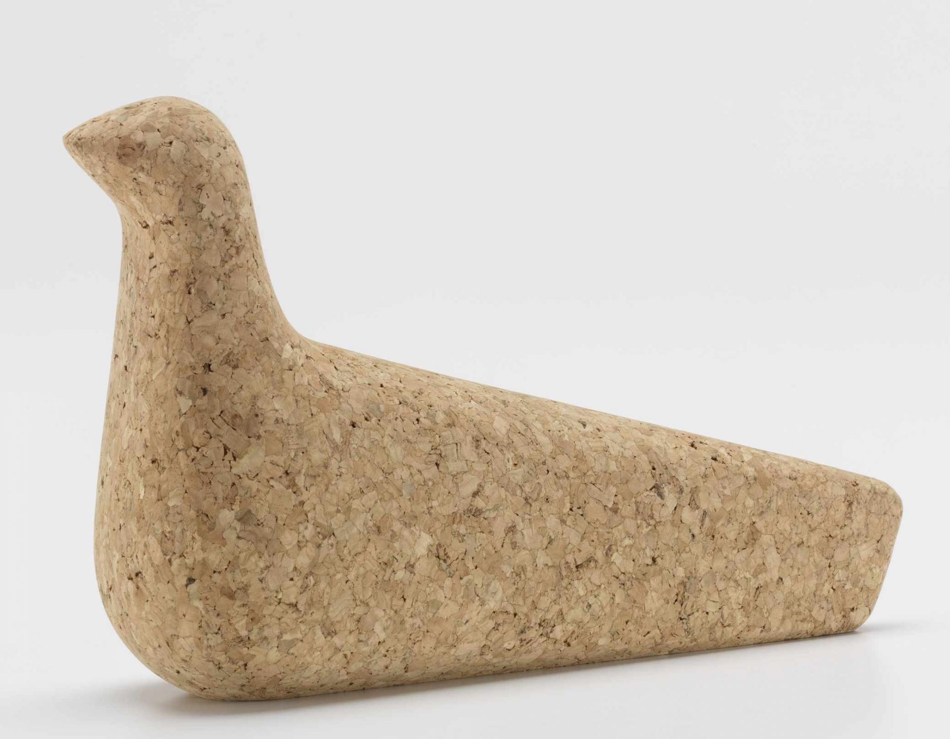 L'Oiseau Friedenstaube aus Kork von Vitra, eine dekorative Vogelfigur für Wohnaccessoires.