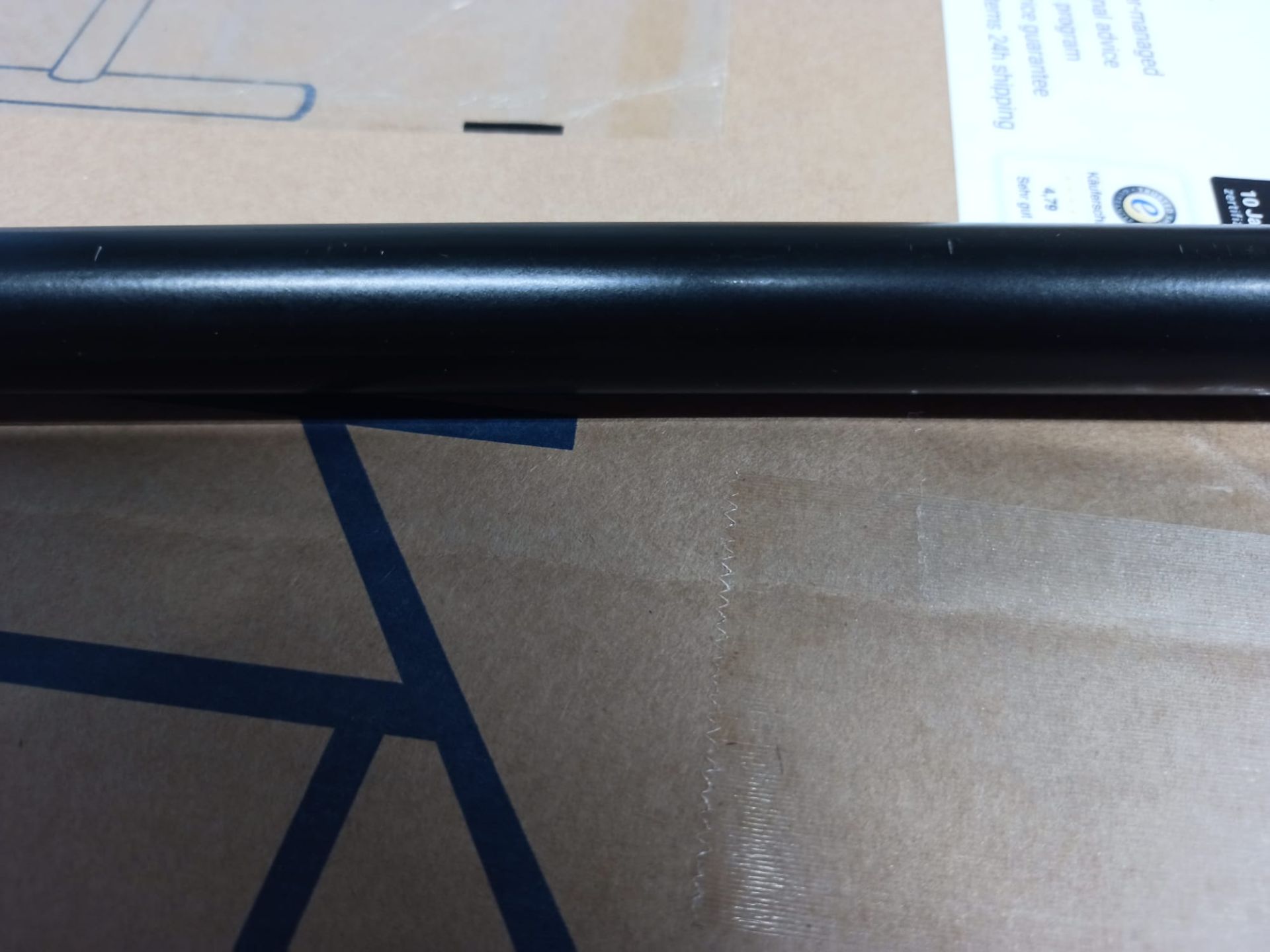 Eiermann 3 Tischgestell farbig SCHWARZ 58x29 cm Richard Lampert MÄNGELEXEMPLAR  1