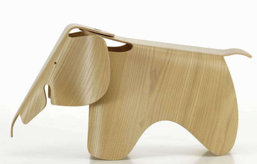Eames Elephant Plywood Hocker Vitra 