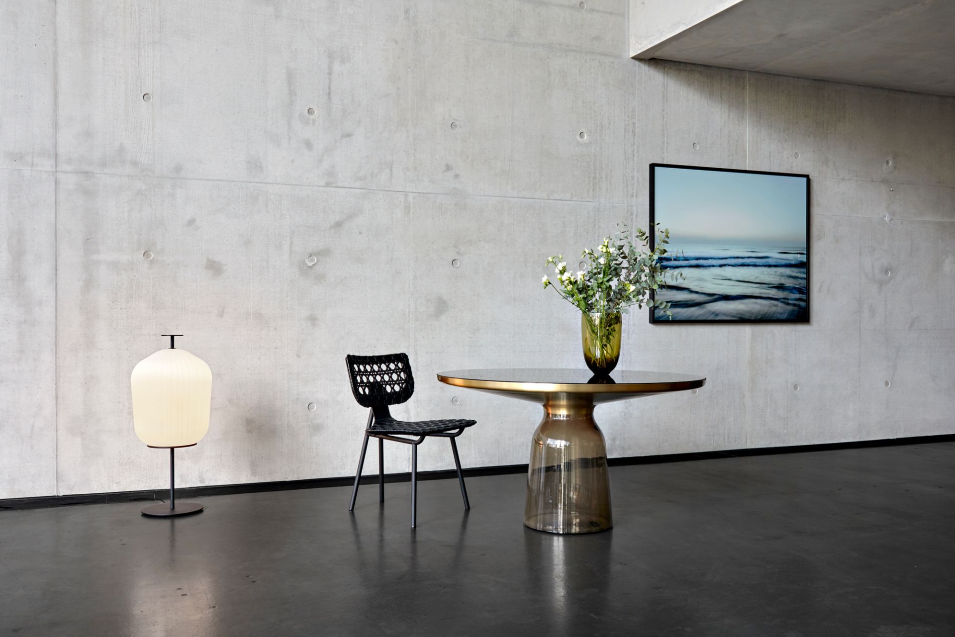 Plissée Floor Lamp Stehleuchte ClassiCon Bronze