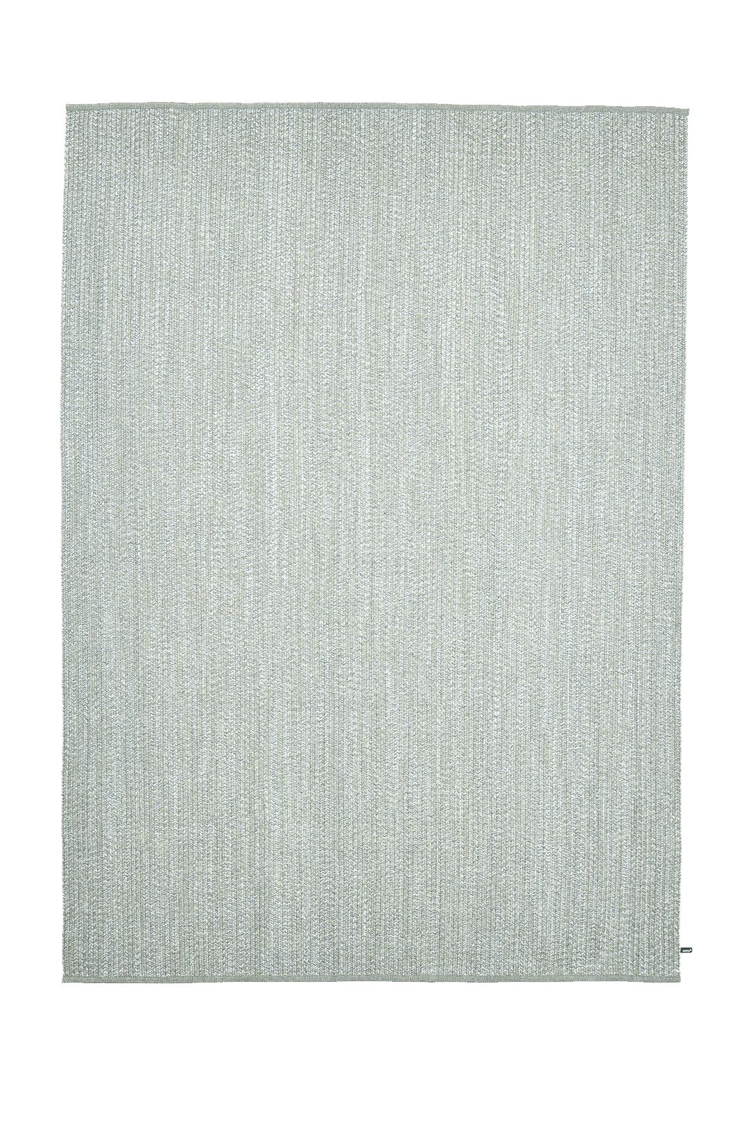 Vizoomy miinu Outdoor Teppich, hellgrau, gewebte Textur, wetterfest und strapazierfähig für Terrasse und Balkon.