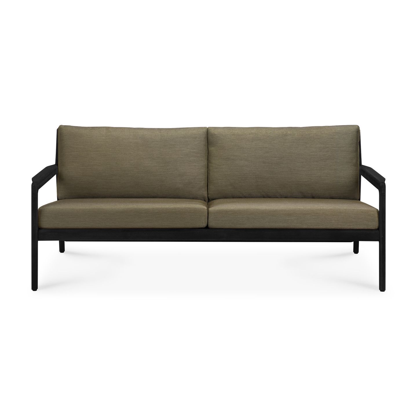 Jack Outdoor 2- Sitzer Sofa Teak Schwarz lackiert Ethnicraft