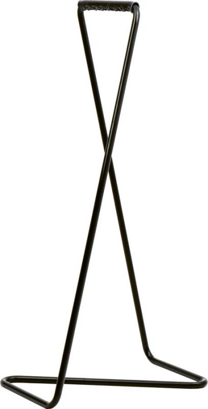 Tecta Z10 Fahrradständer und Garderobenständer aus schwarzem Stahl, minimalistisches Design für Flur und Diele.