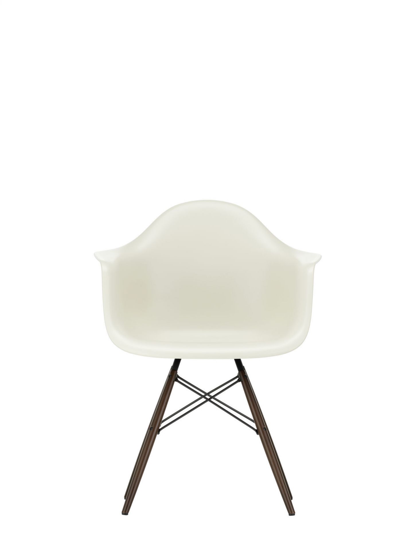 Vitra Eames Plastic Arm Chair DAW Stuhl Vitra Esche - Hellgrau