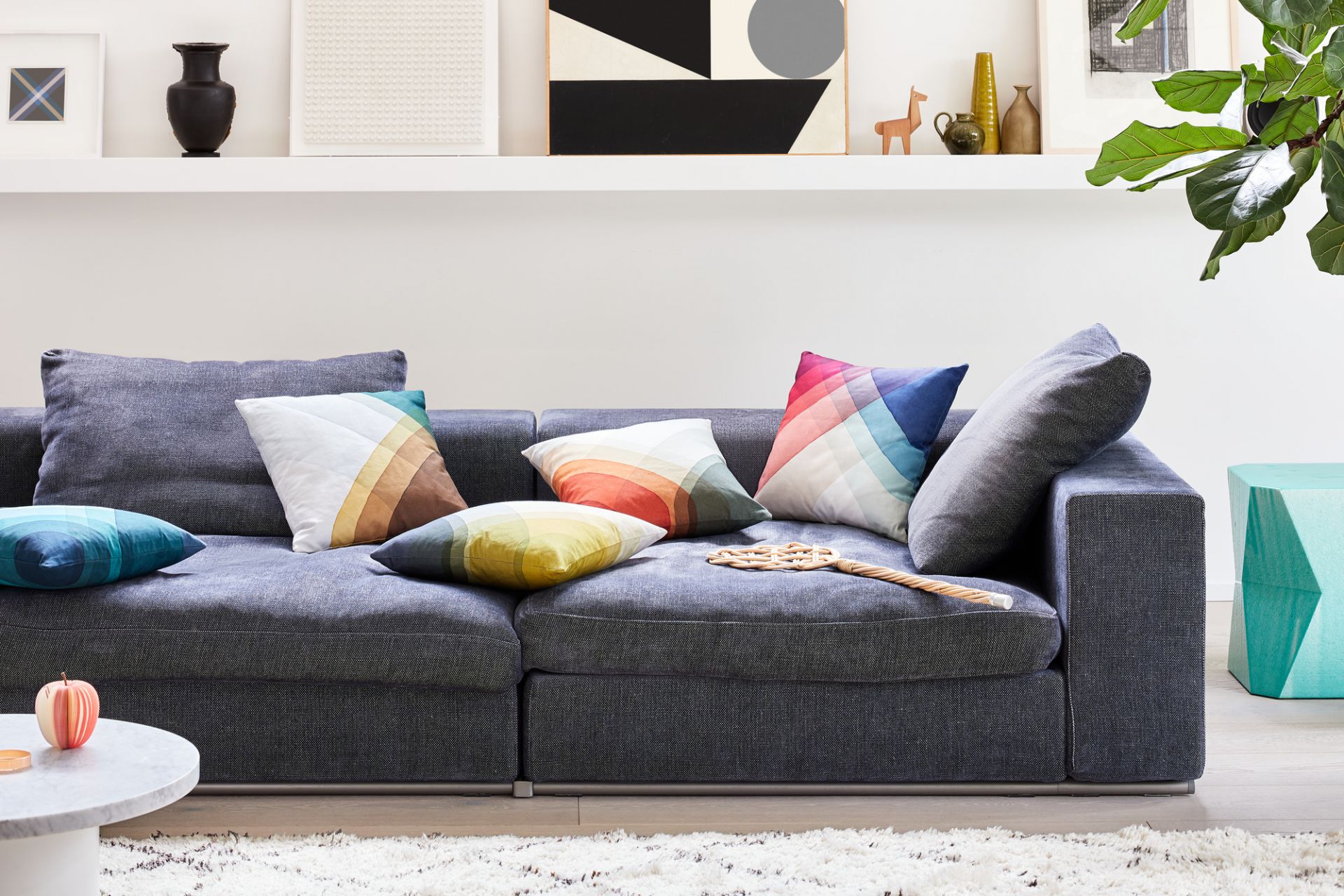 Heringbone Pillows Kissen Vitra