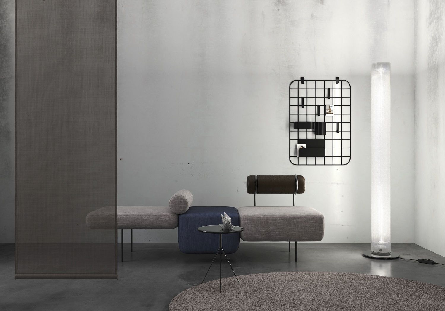 Twilight 360 Stehleuchte Belux Aluminium