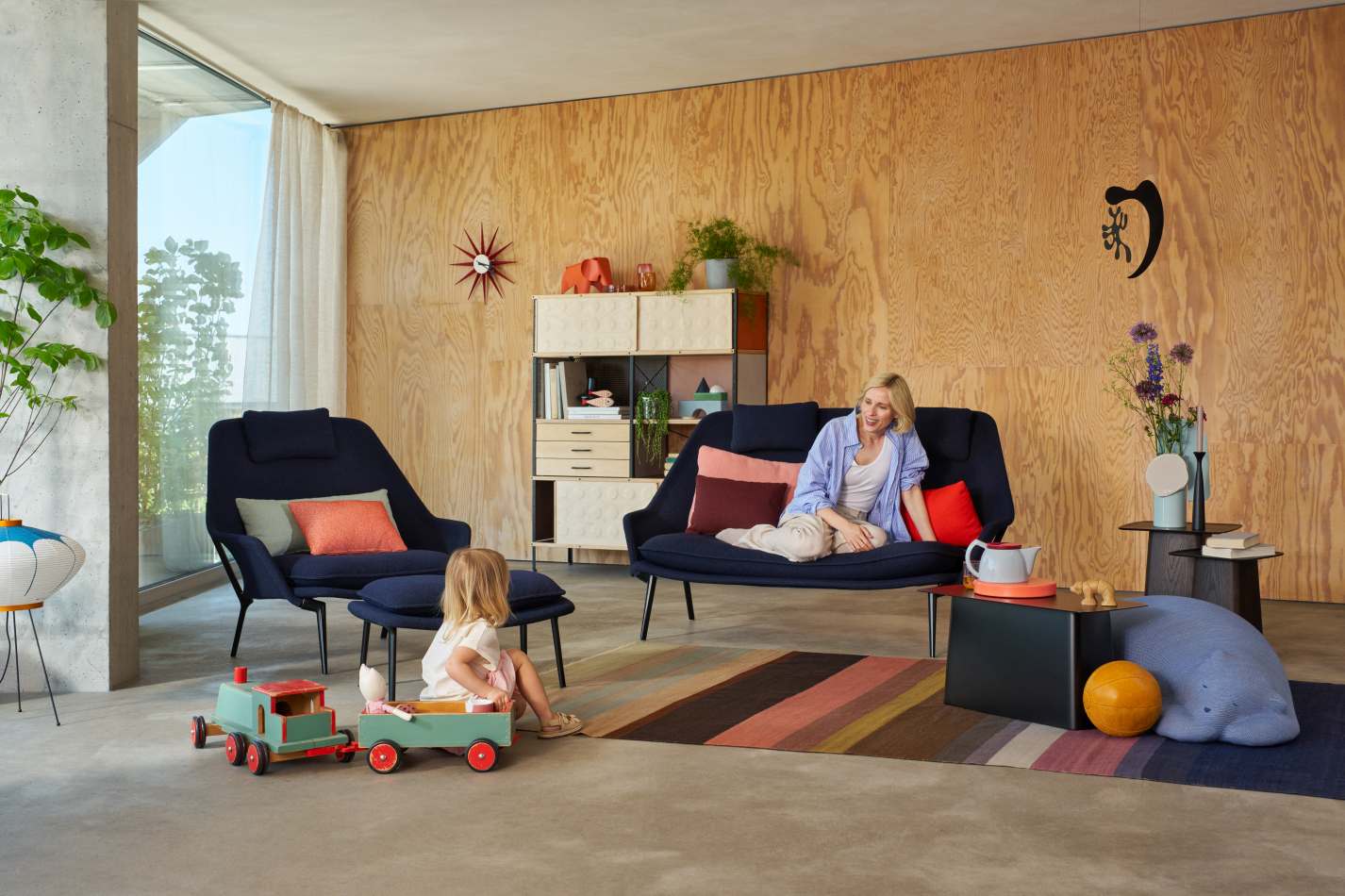 Slow Chair Sessel Stoff Vitra