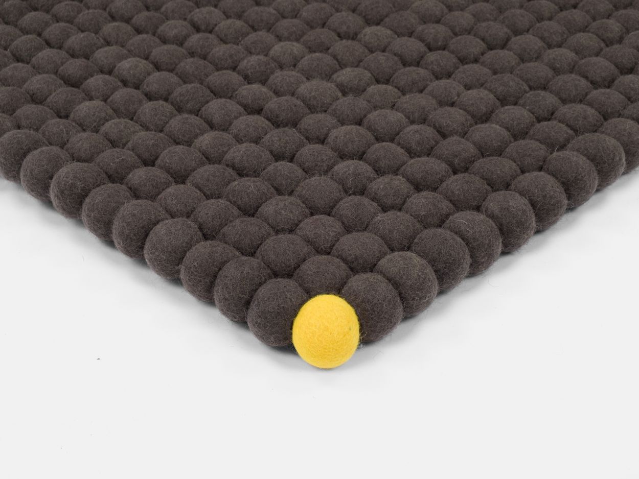 Big One Rechteckig Filzteppich 140 x 200 cm myfelt Anthrazit