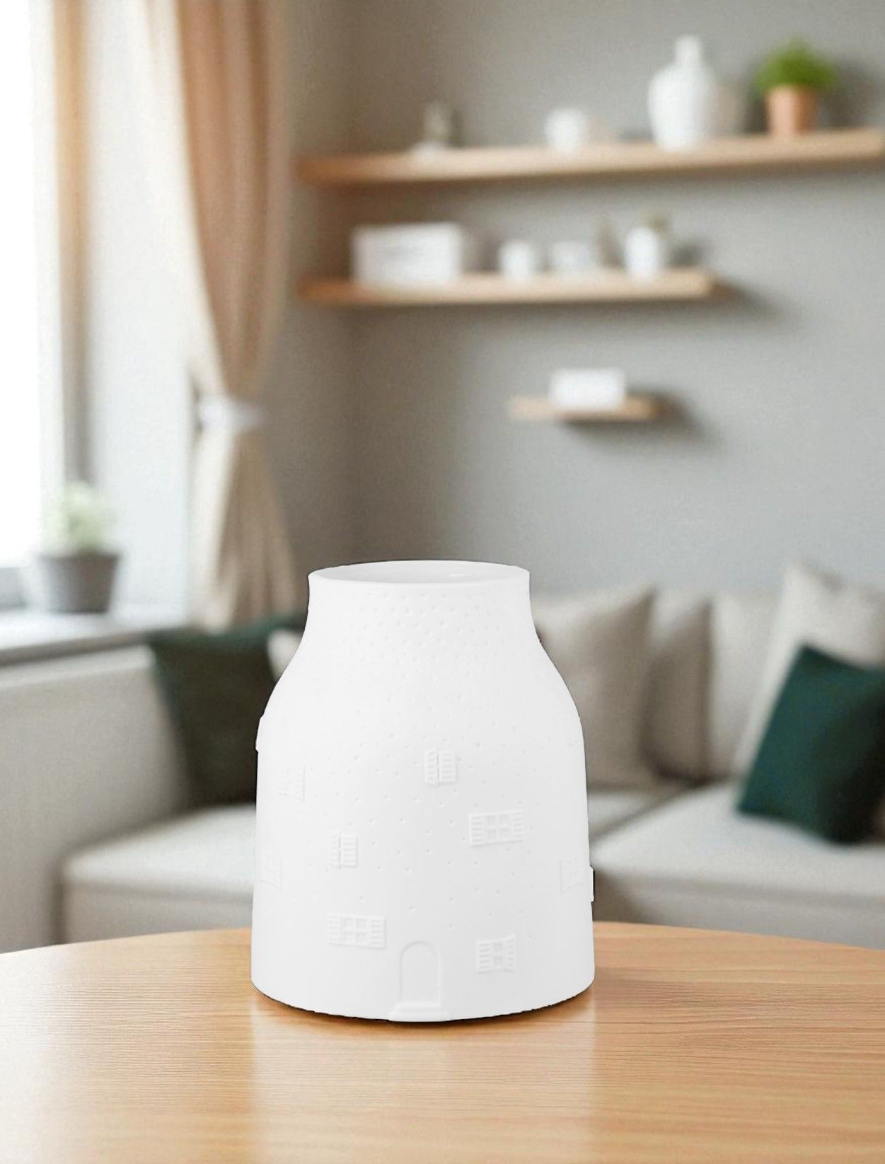 Vase Winterhaus Klein Räder