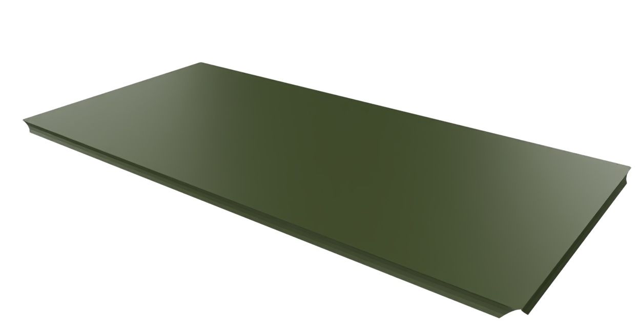 USM Haller Verkleidungselement Metall Ersatzteil B 50 x T 35 cm / Olivgrün