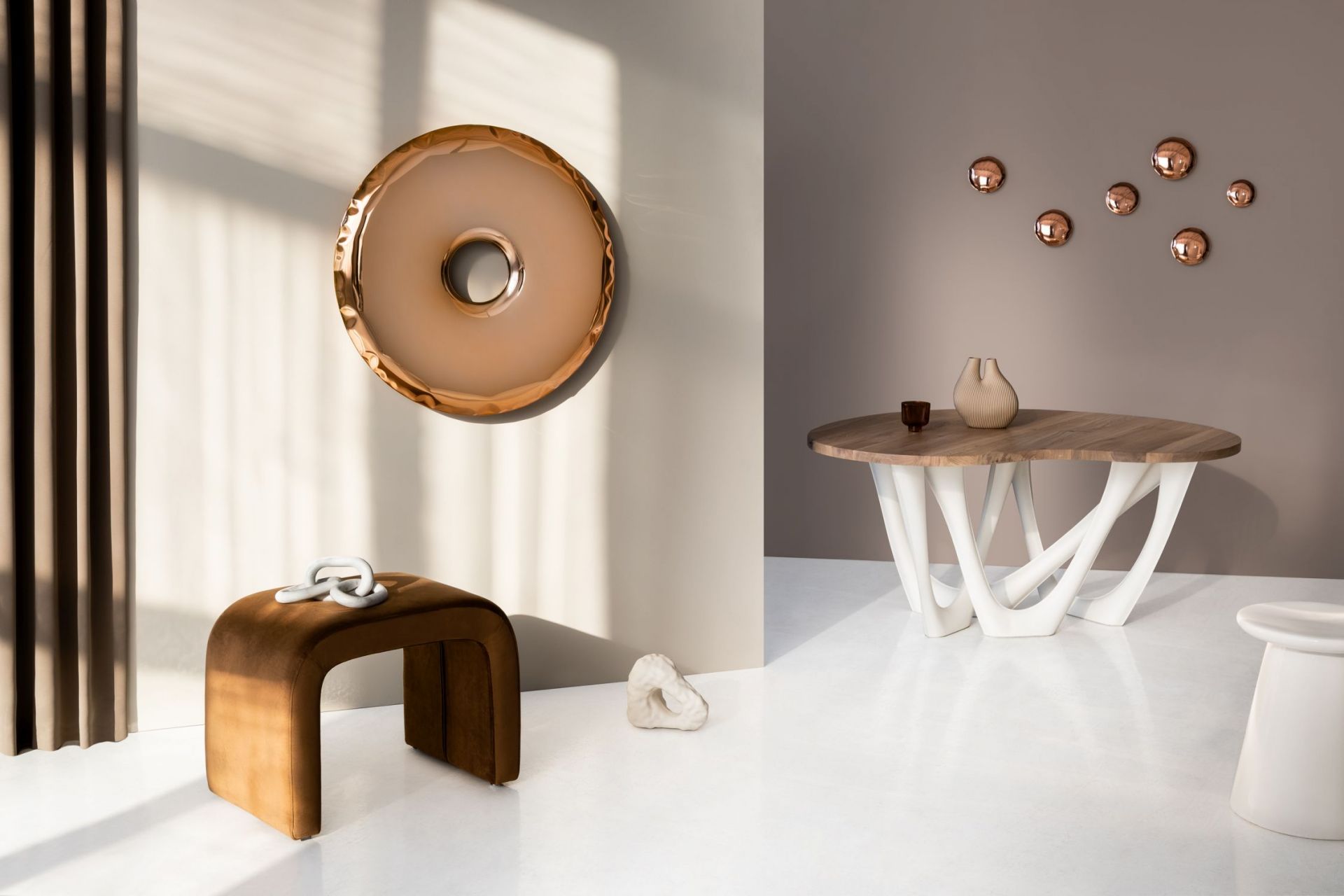 Rondo Spiegel Aurum Gold Zieta