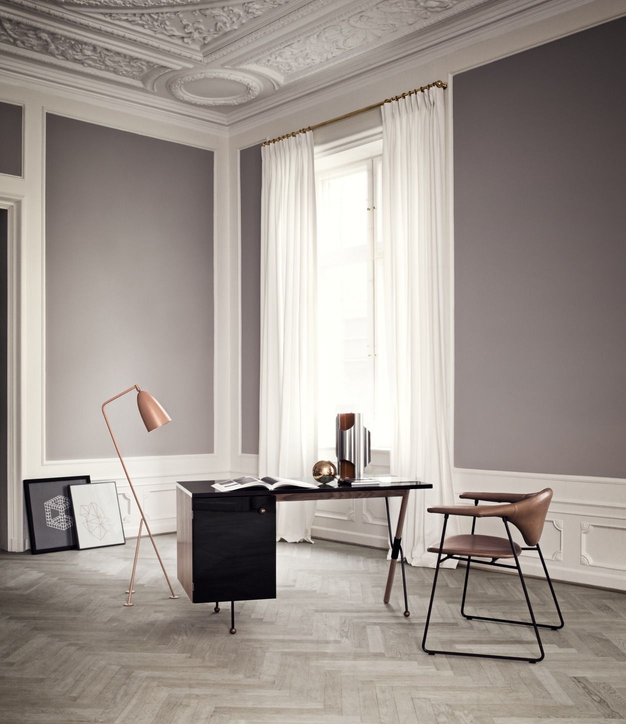 Gräshoppa / Grashoppa Stehleuchte Vintage Red Gubi