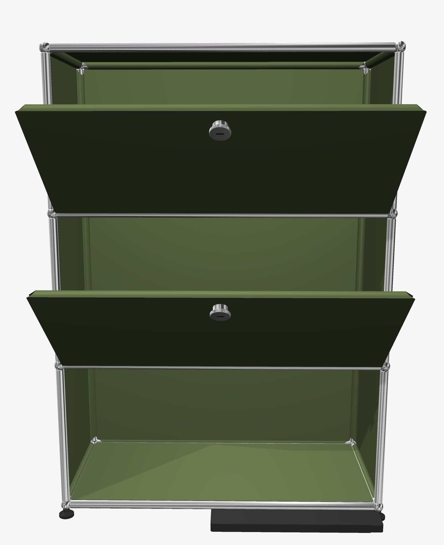USM Haller E Highboard Olivgrün