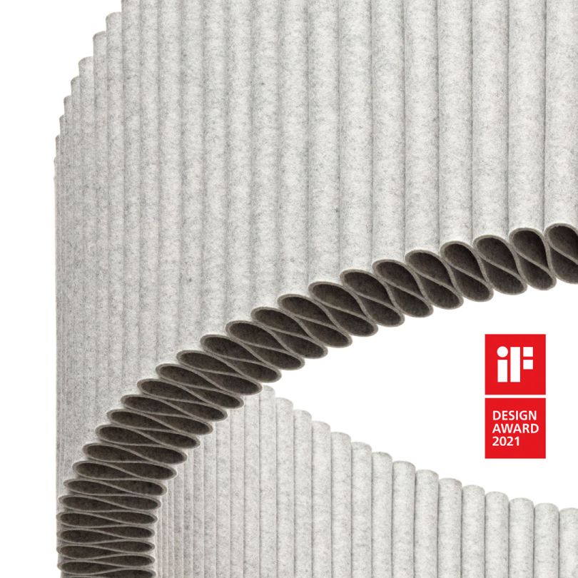 Welle Deckenobjekt inkl. Aufhängevorrichtung HEY - SIGN by BWF Group