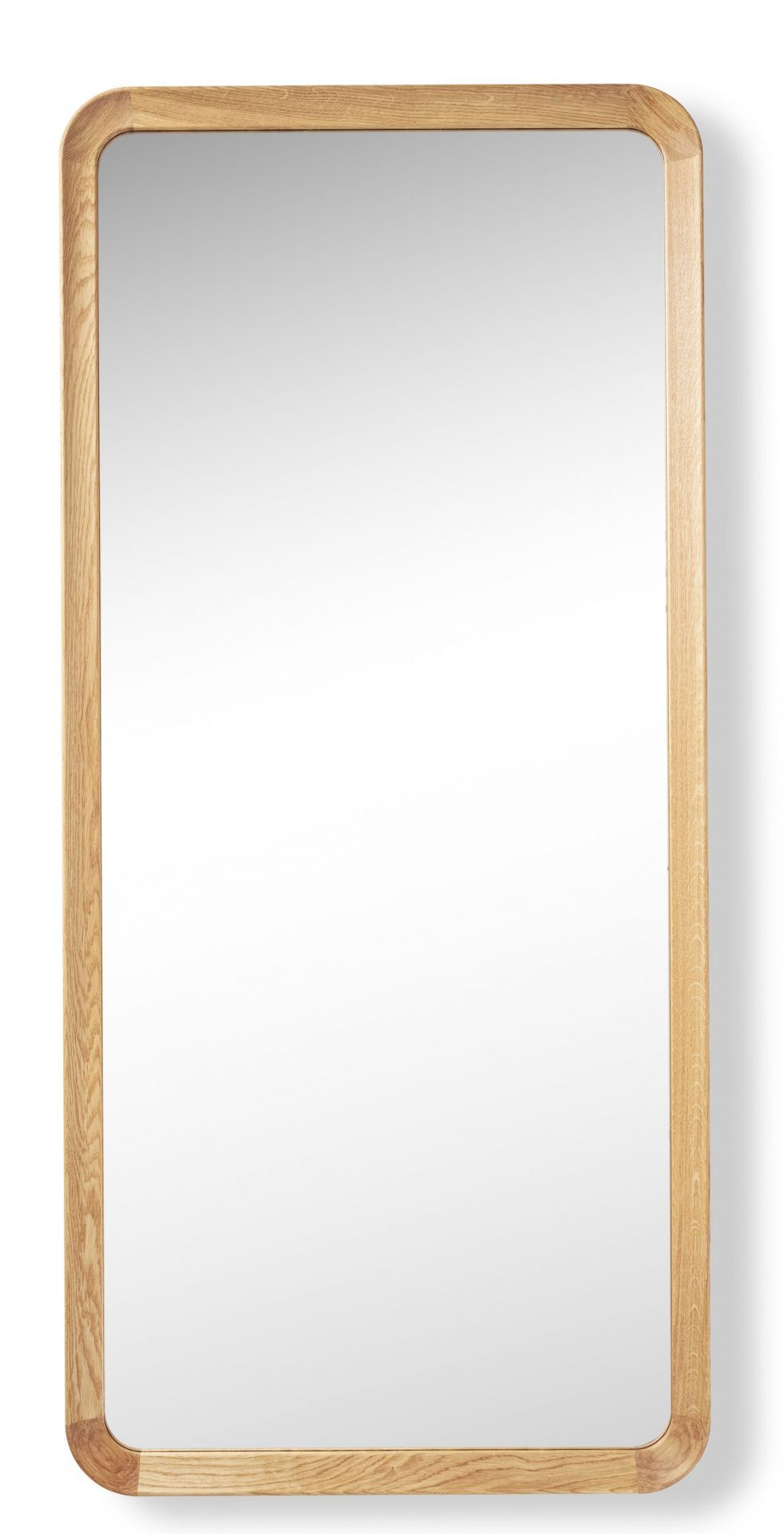 VLA62 Radio House Spiegel von Carl Hansen & Søn mit Rahmen aus Eichenholz.