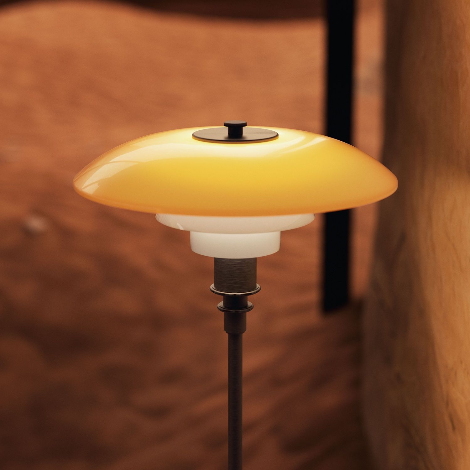 PH 3/2 Table lamp Tischleuchte Amber CENTENARY EDITION Louis Poulsen