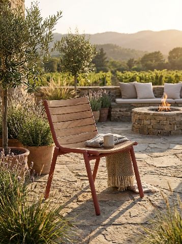 Pilotis Stuhl Teak Outdoor Fermob