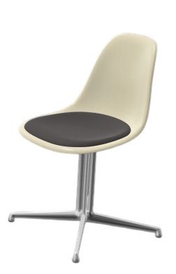 Eames Fiberglass Side Chair DSL mit Sitzpolster Vitra