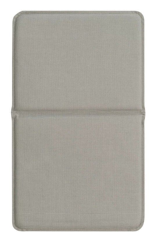 Graue Blomus Sitzauflage für Yua Stuhl oder Armlehnenstuhl, Outdoor, Textil, Detailansicht.