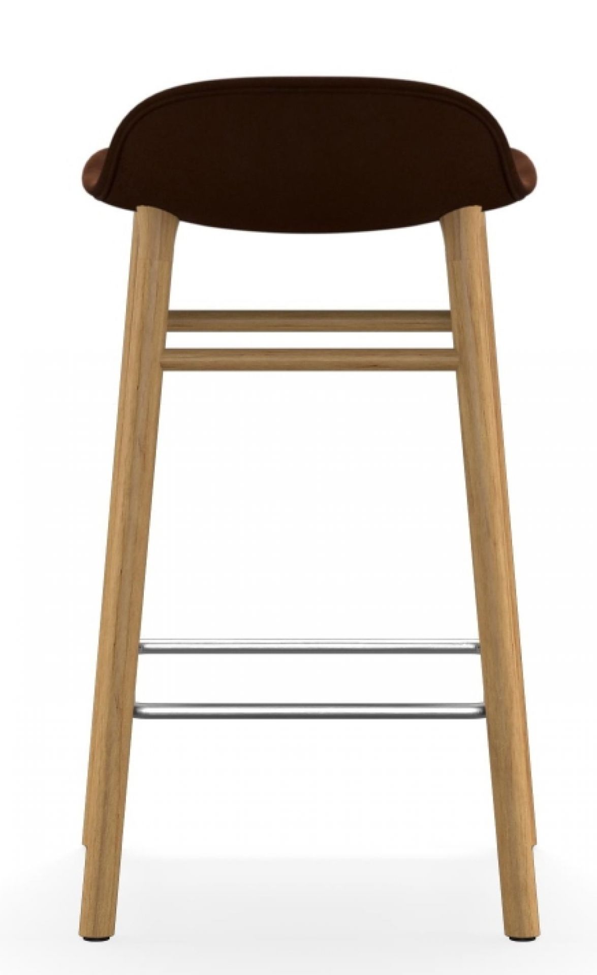 Form Barstool Barhocker H 65 cm Holz Gepolstert Normann Copenhagen