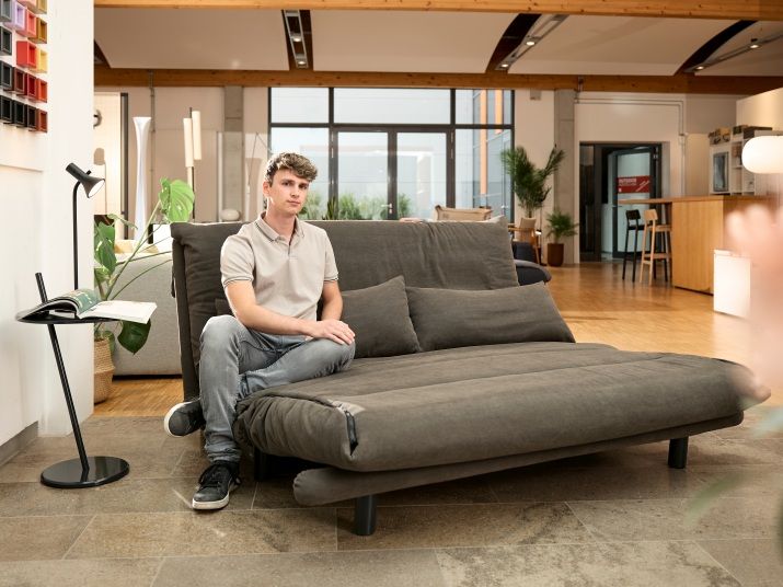 Multy First Schlafsofa 3-Sitzig mit Keilkissen ligne roset