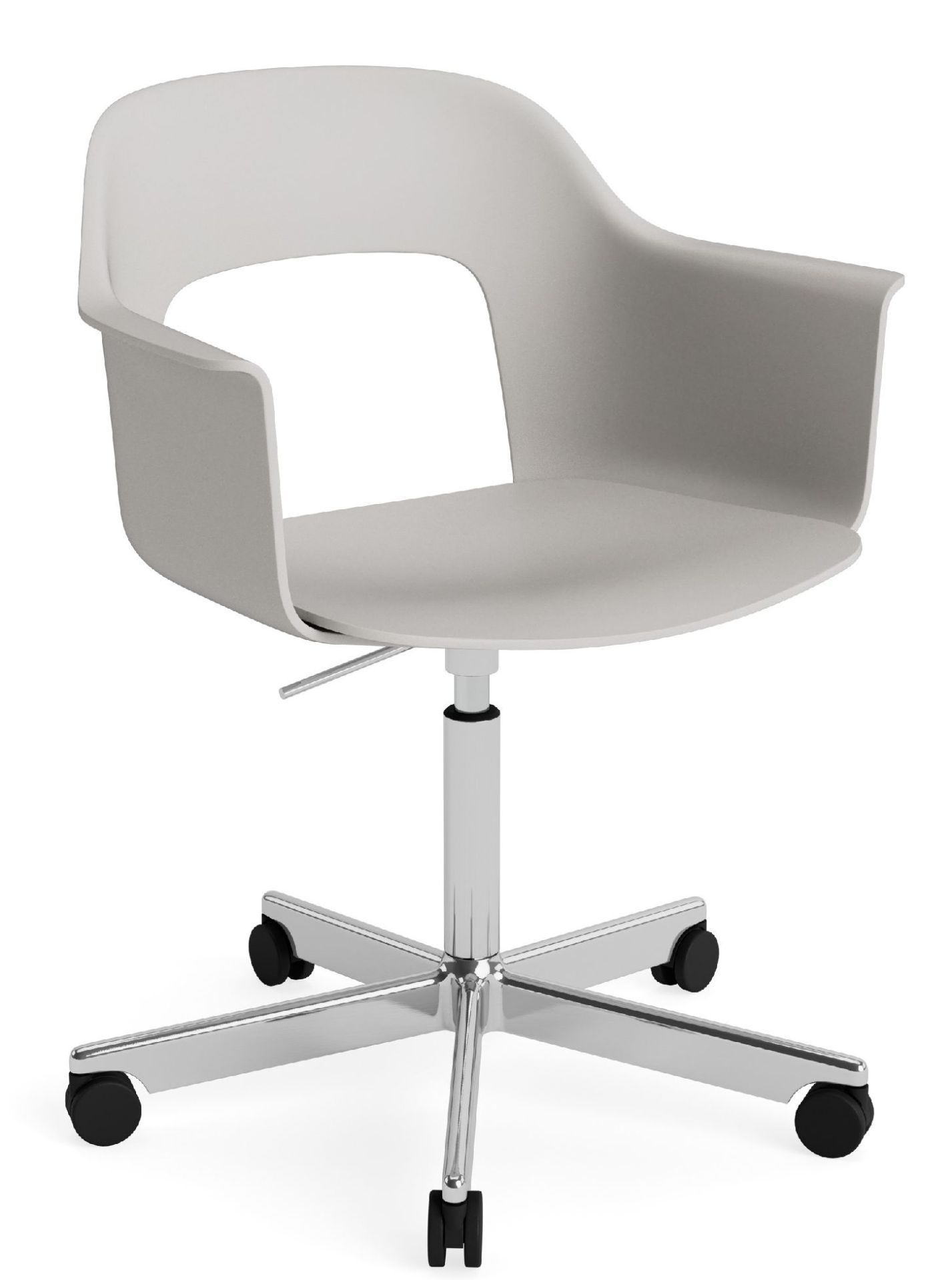 Layout Armchair 241 Armlehnstuhl 5-Sternfuß Drehmechanismus mit Gasfeder Hay