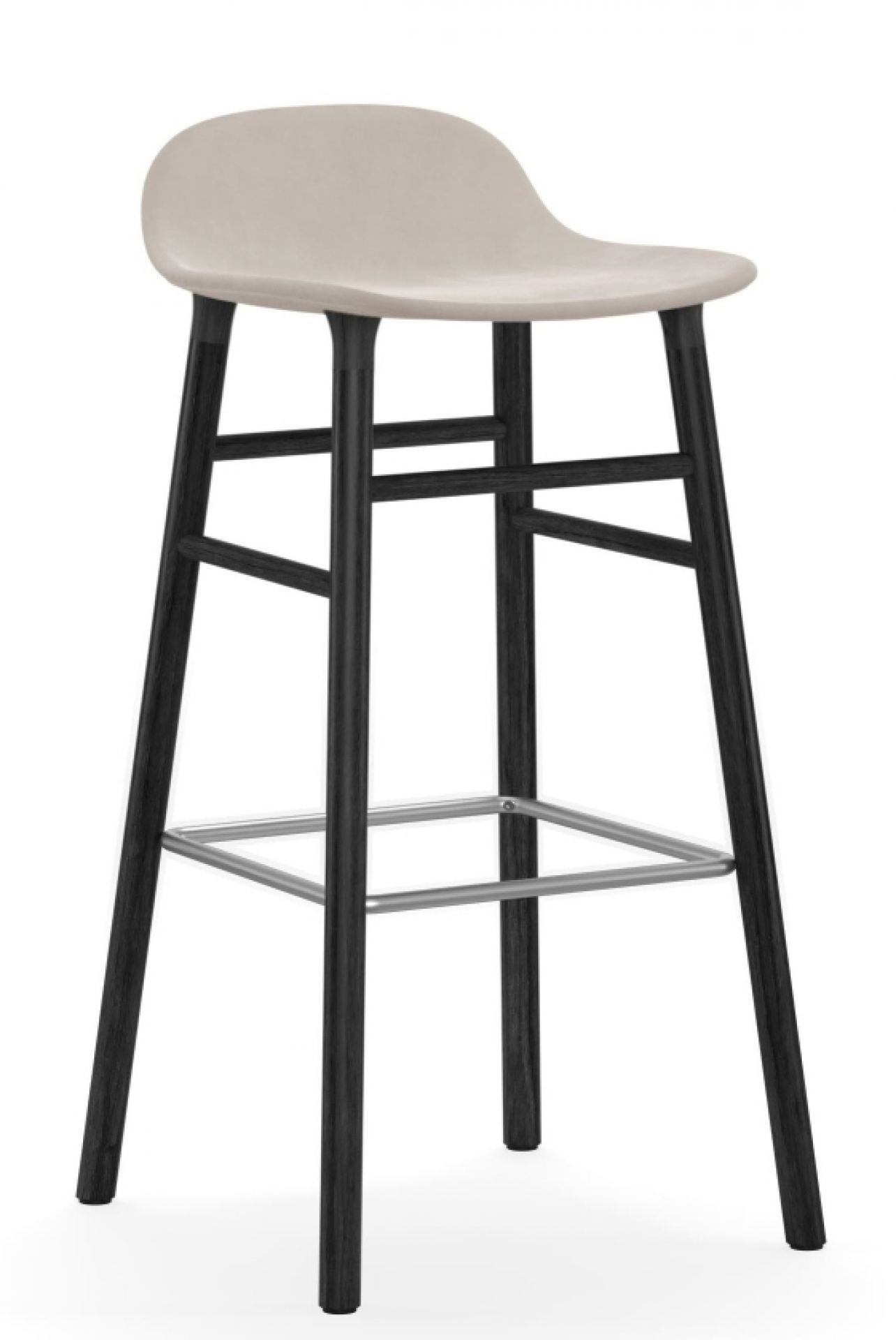 Form Barstool Barhocker H 75 cm Holz Gepolstert Normann Copenhagen