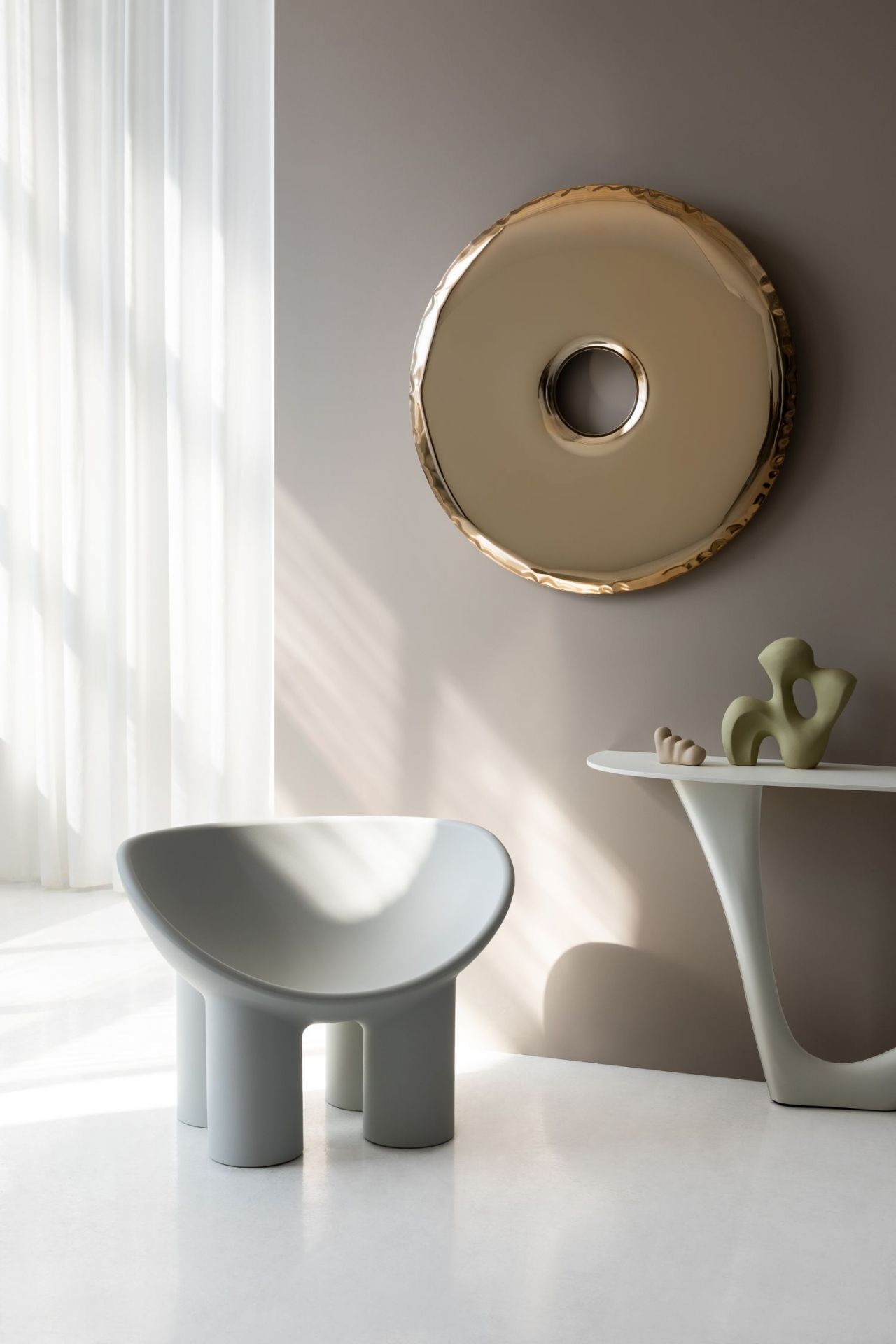 Rondo Spiegel Aurum Gold Zieta