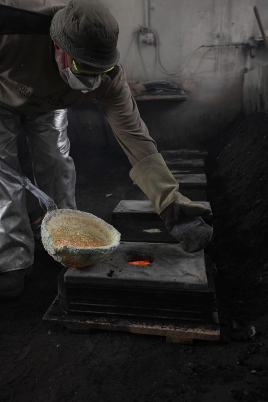 Walter Gropius Türdrücker Tecnolumen Nickel poliert