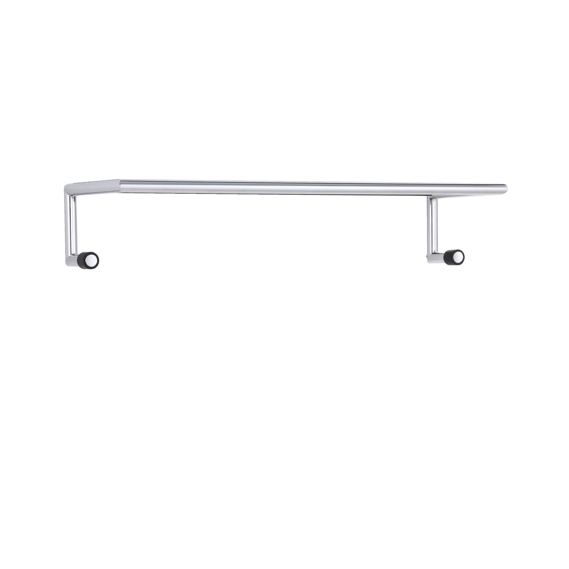 Link Wall Wandgarderobe von Mox aus verchromtem Stahl, moderne Garderobenlösung für Flur und Eingangsbereich.