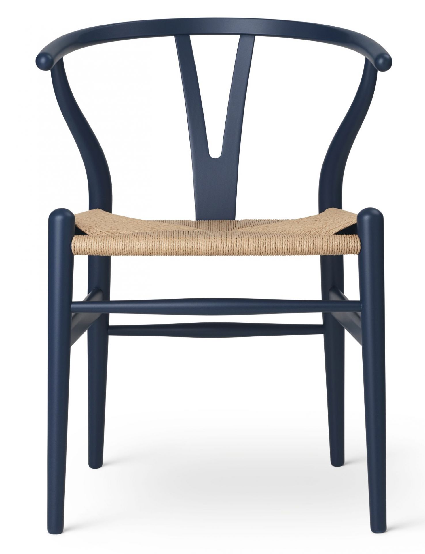 CH24 SOFT Wishbone Chair / Y-Chair Stuhl Carl Hansen & Søn Soft blau