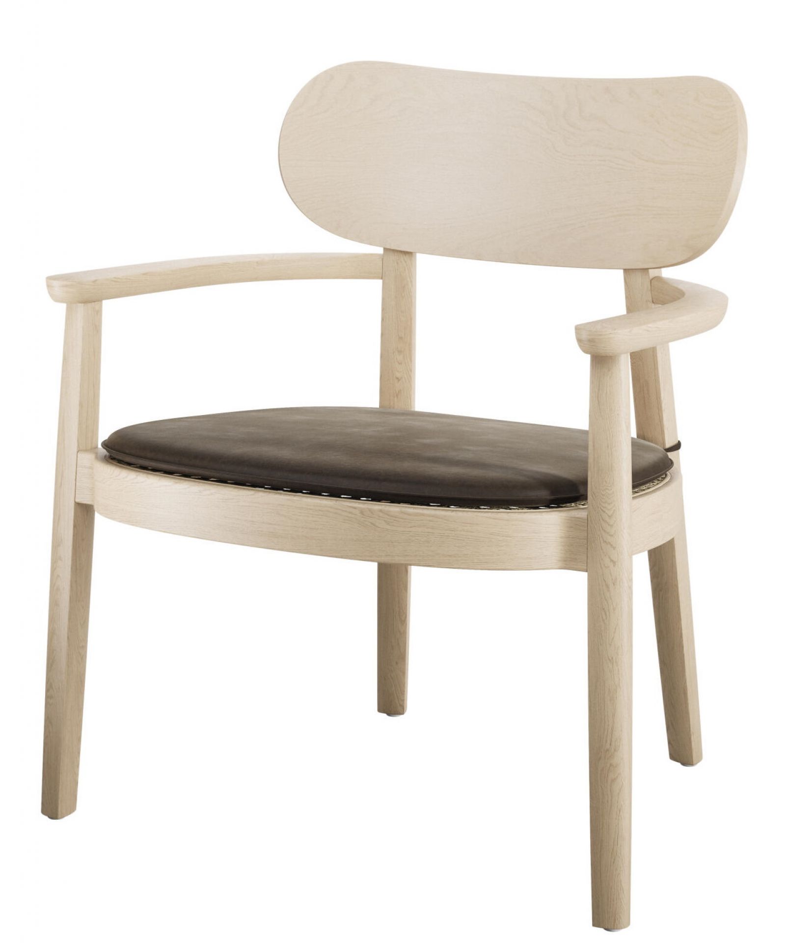 Polsterauflage für Thonet Holzsessel: Braunes Sitzkissen für bequemes Sitzen auf Holzstuhl. Hochwertige Sesselauflage.