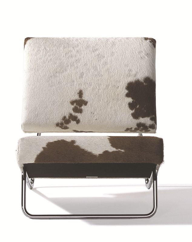 Hirche Lounge Chair Sessel Kuhfell Richard Lampert