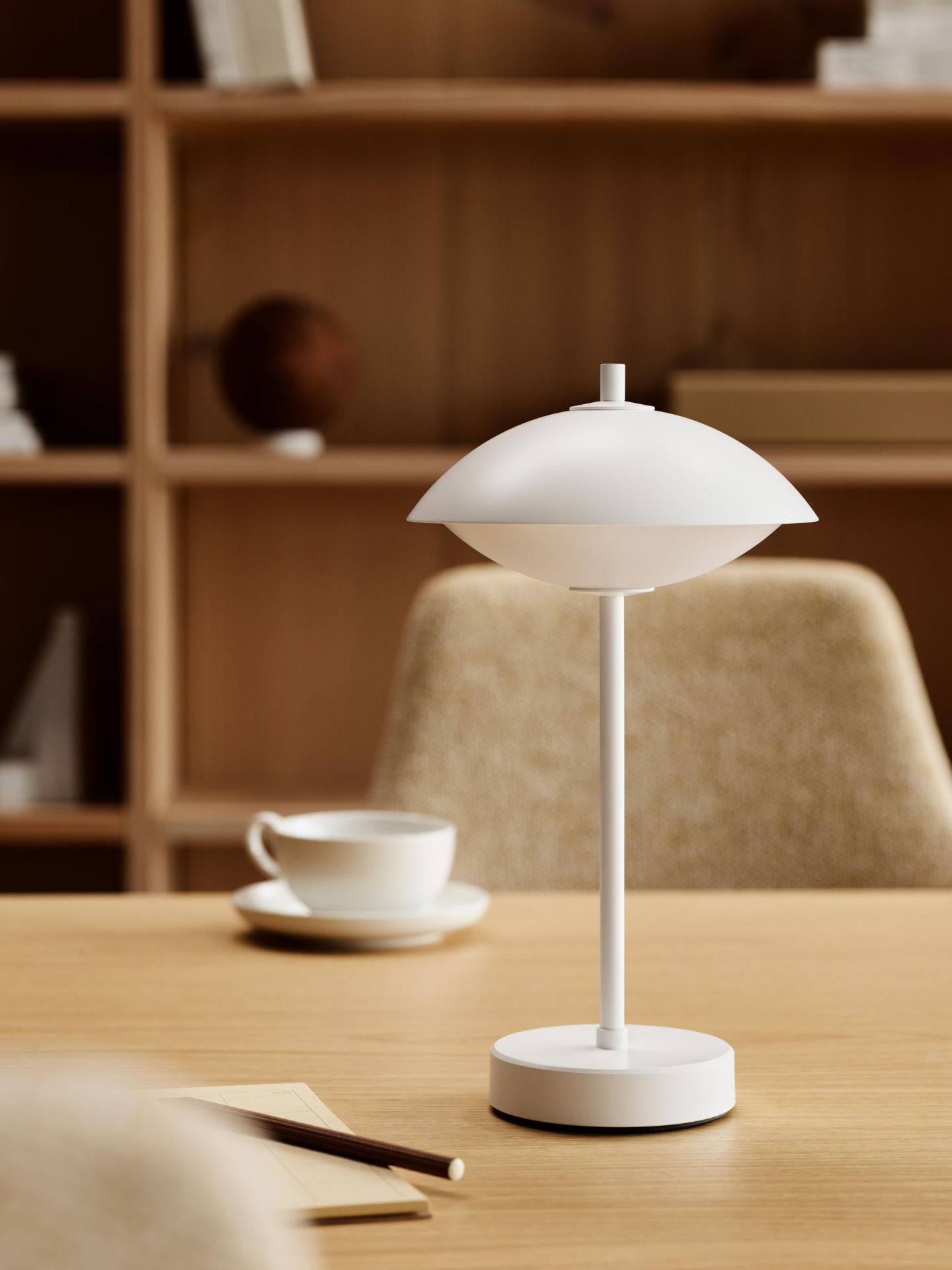 Clam Portable Tischleuchte Akkuleuchte Fritz Hansen