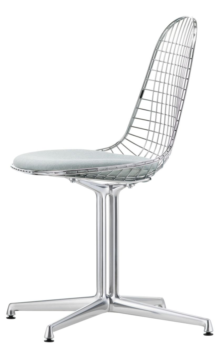DKL-5 Wire Chair Stuhl mit Sitzkissen Vitra