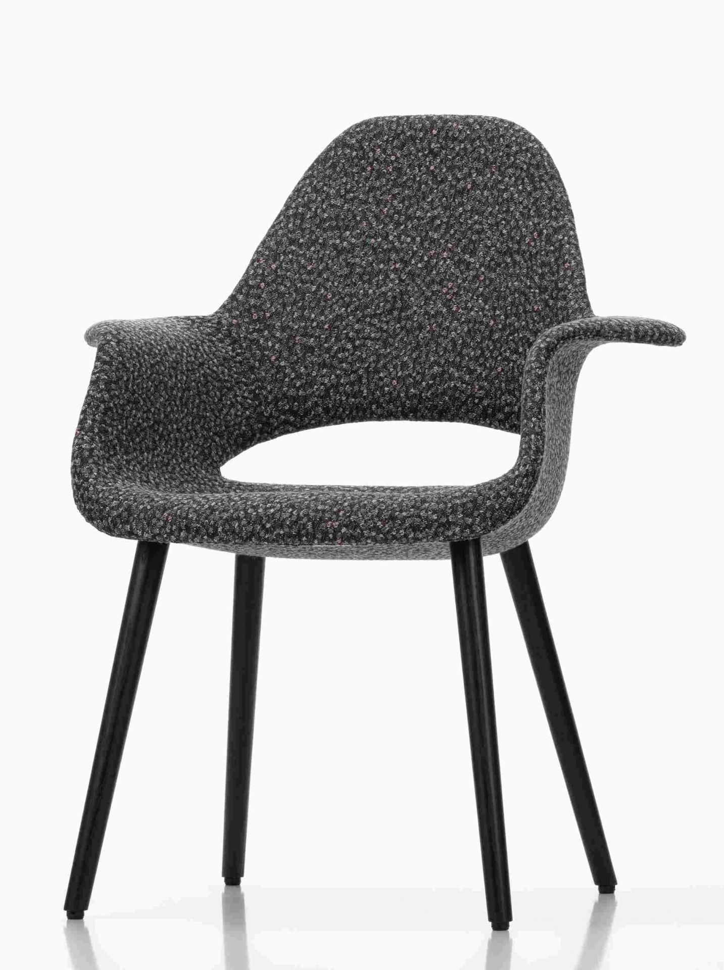 Vitra Organic Conference Stuhl mit Kvadrat Ria Stoff, LIMITED EDITION, Konferenzstuhl, Bürostuhl.