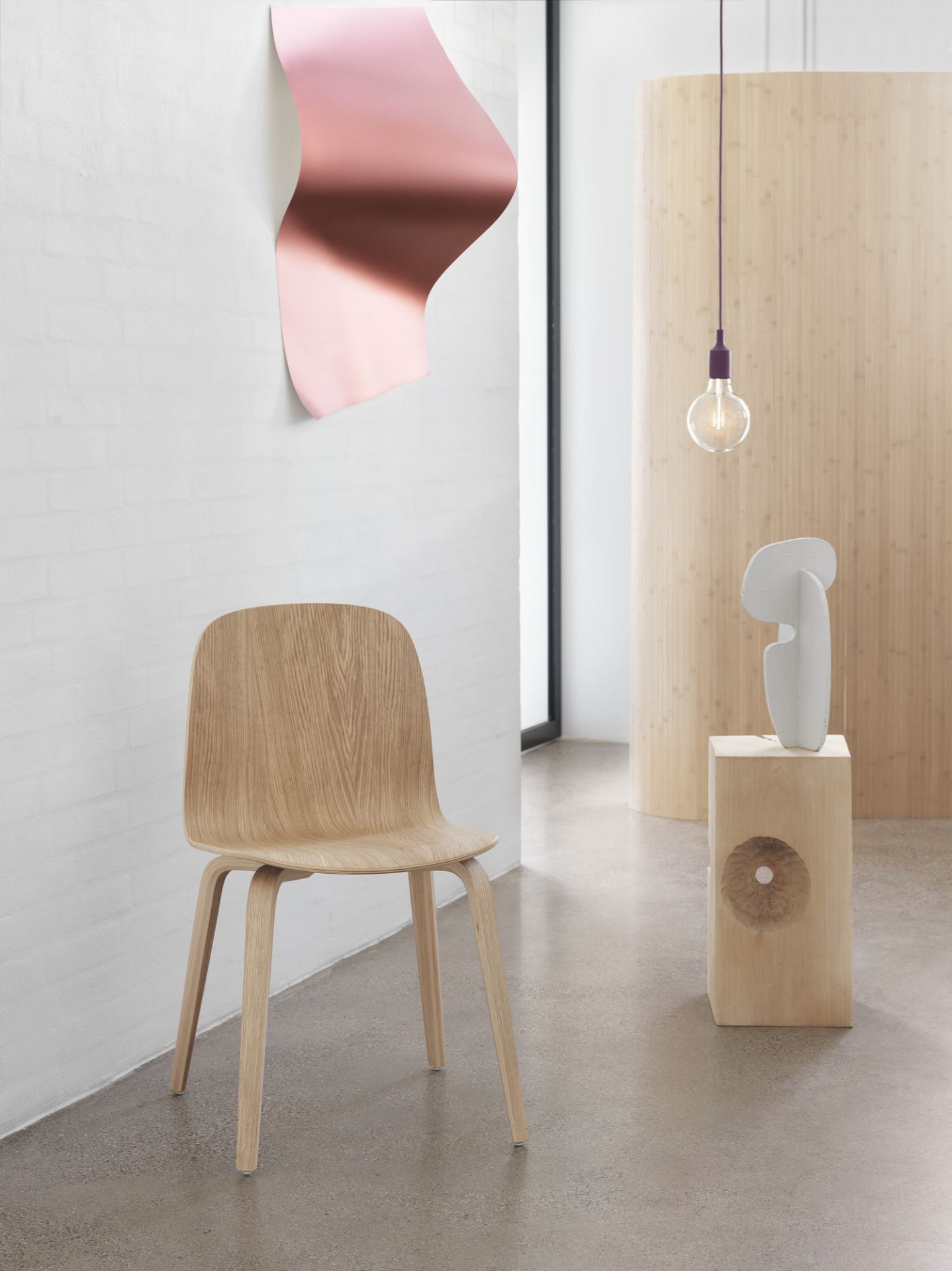 Visu Chair Wood Base Stuhl Muuto