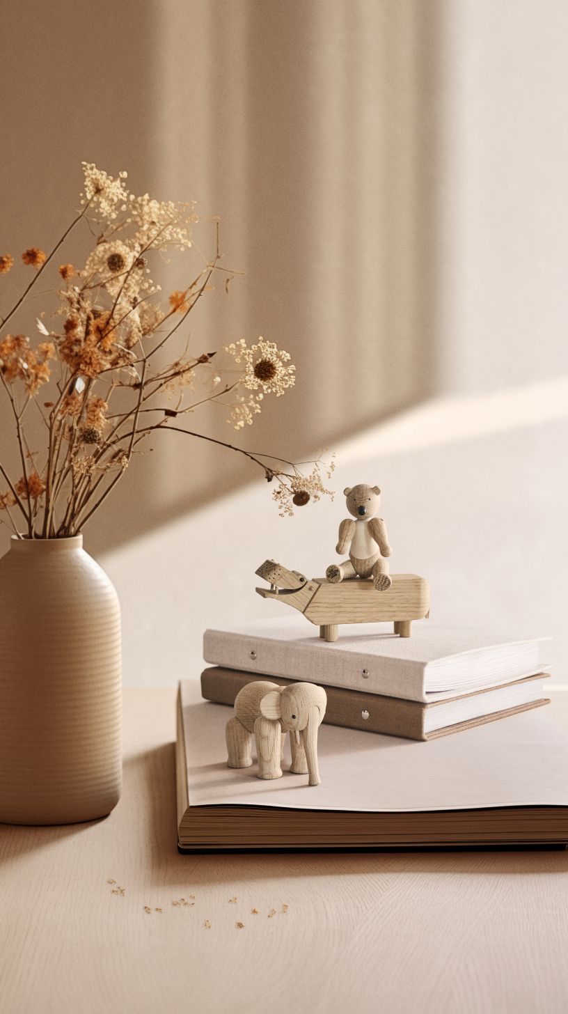 Set Liliput 3 Stück Holzfigur Kay Bojesen