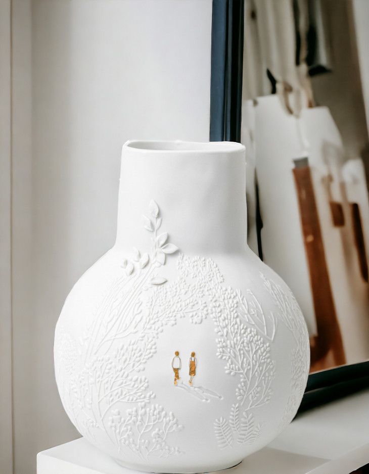 BG dankbar Vase Parkspaziergang Räder