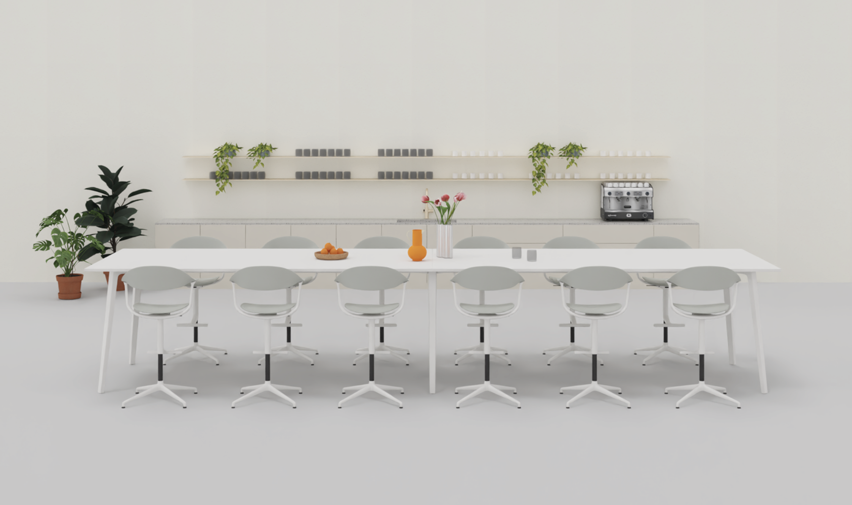 Mynt High Bürodrehstuhl Sitz/Rücken Kunststoff Vitra